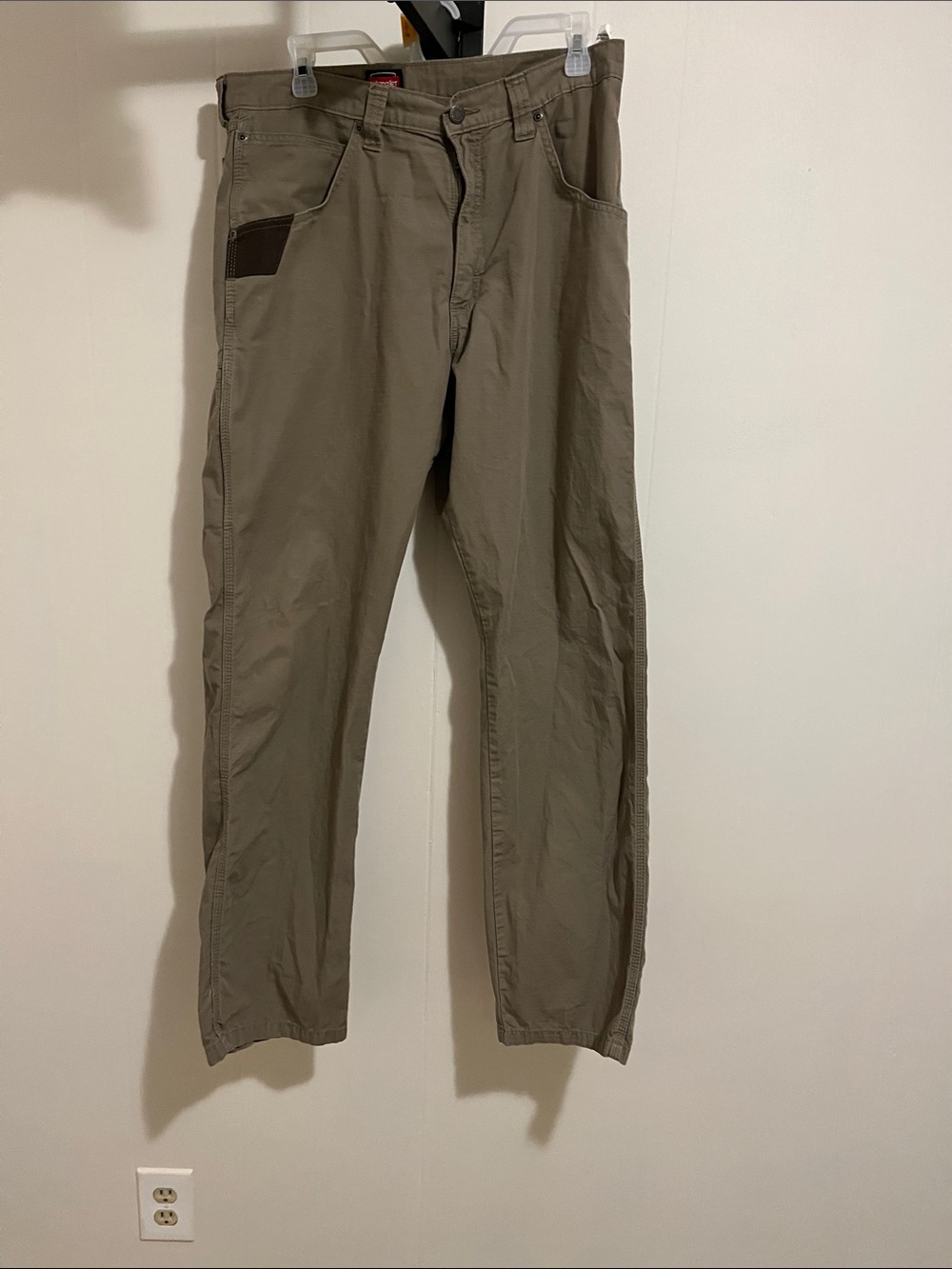 Wrangler Olive/Tan Workwear Chinos